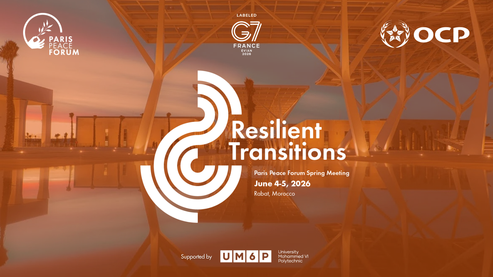 Forum de Paris sur la Paix : la Réunion de printemps 2026 se tiendra à Rabat autour des "Transitions résilientes"