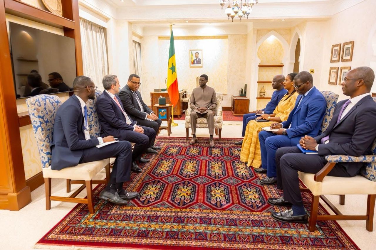 Nairobi : Bassirou Diomaye Faye échange avec le président du groupe Meridiam