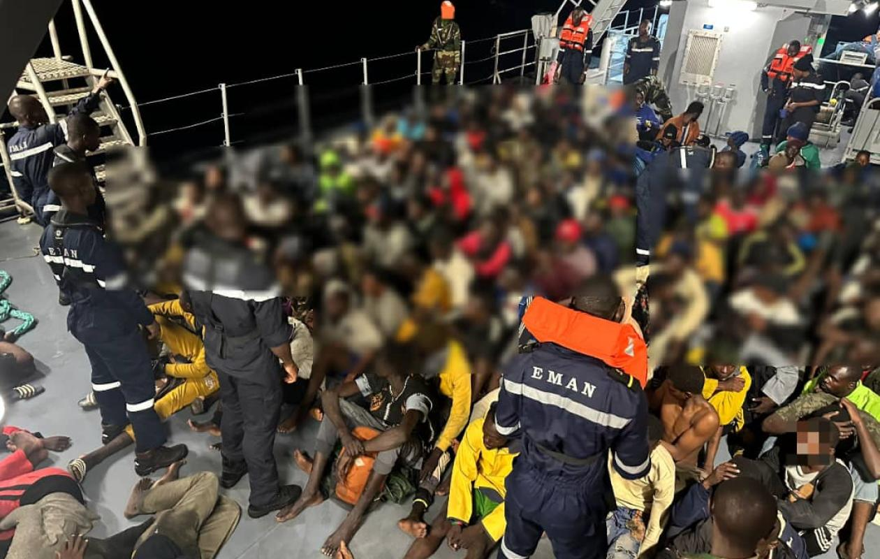 Saint-Louis : une embarcation de migrants interceptée après une tentative de traversée vers les Canaries