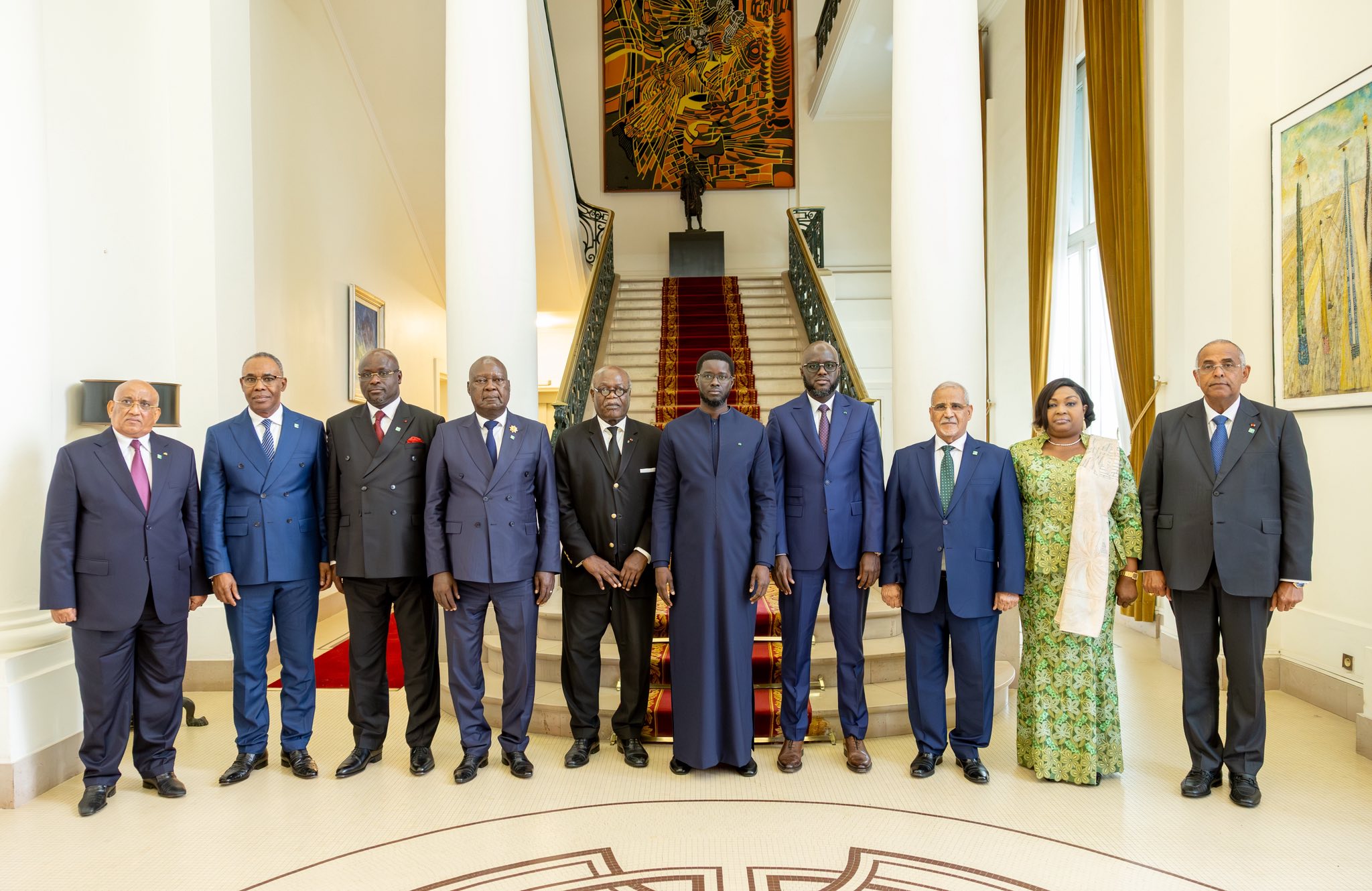 APF Afrique : Diomaye Faye reçoit les présidents de Parlements francophones à Dakar