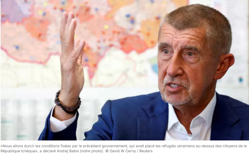 République tchèque: le gouvernement veut durcir les conditions d'accueil des réfugiés ukrainiens