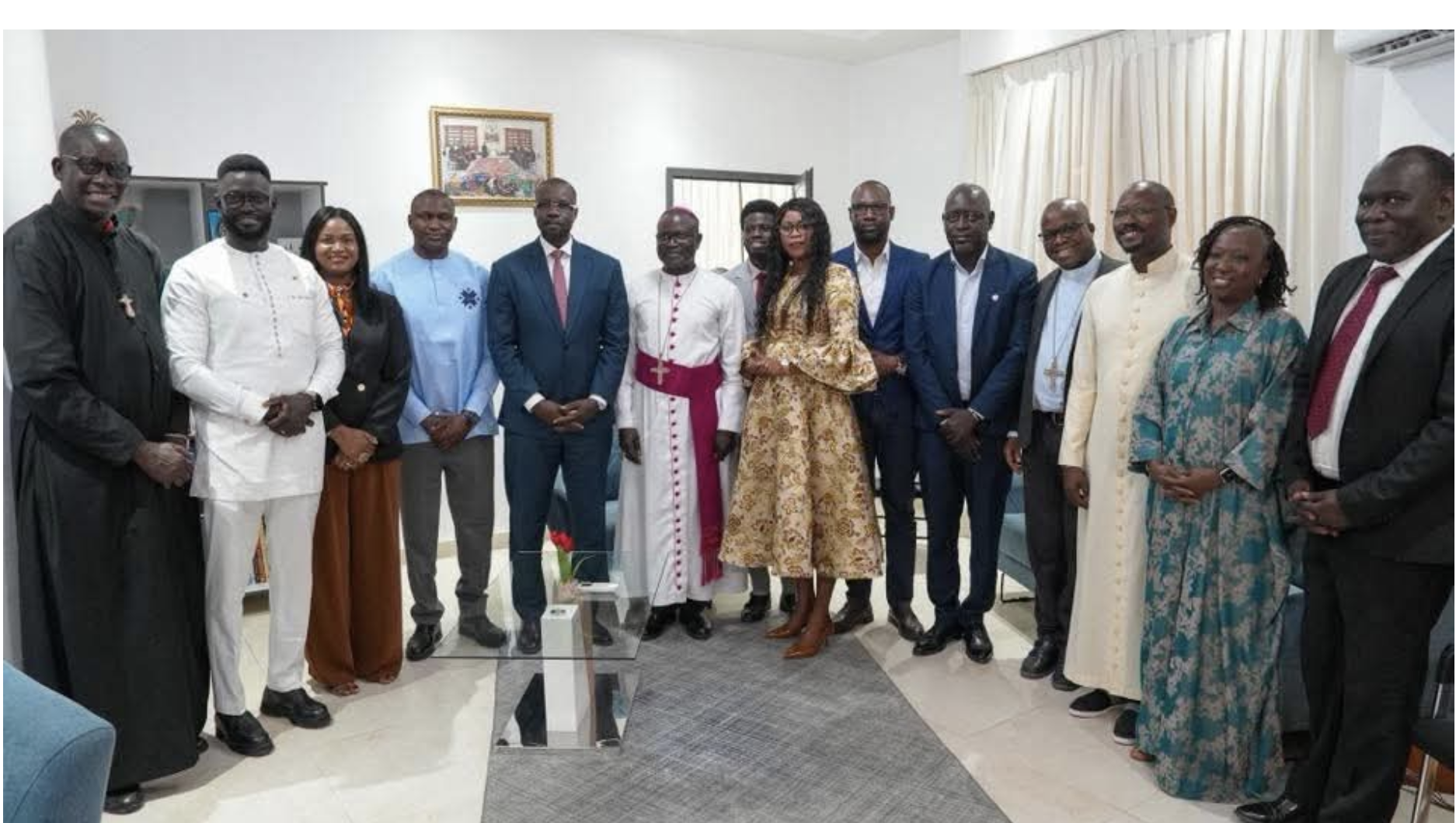 Popenguine 2026 : Ousmane Sonko reçu par l’archevêque de Dakar à la Cathédrale Notre-Dame des Victoires