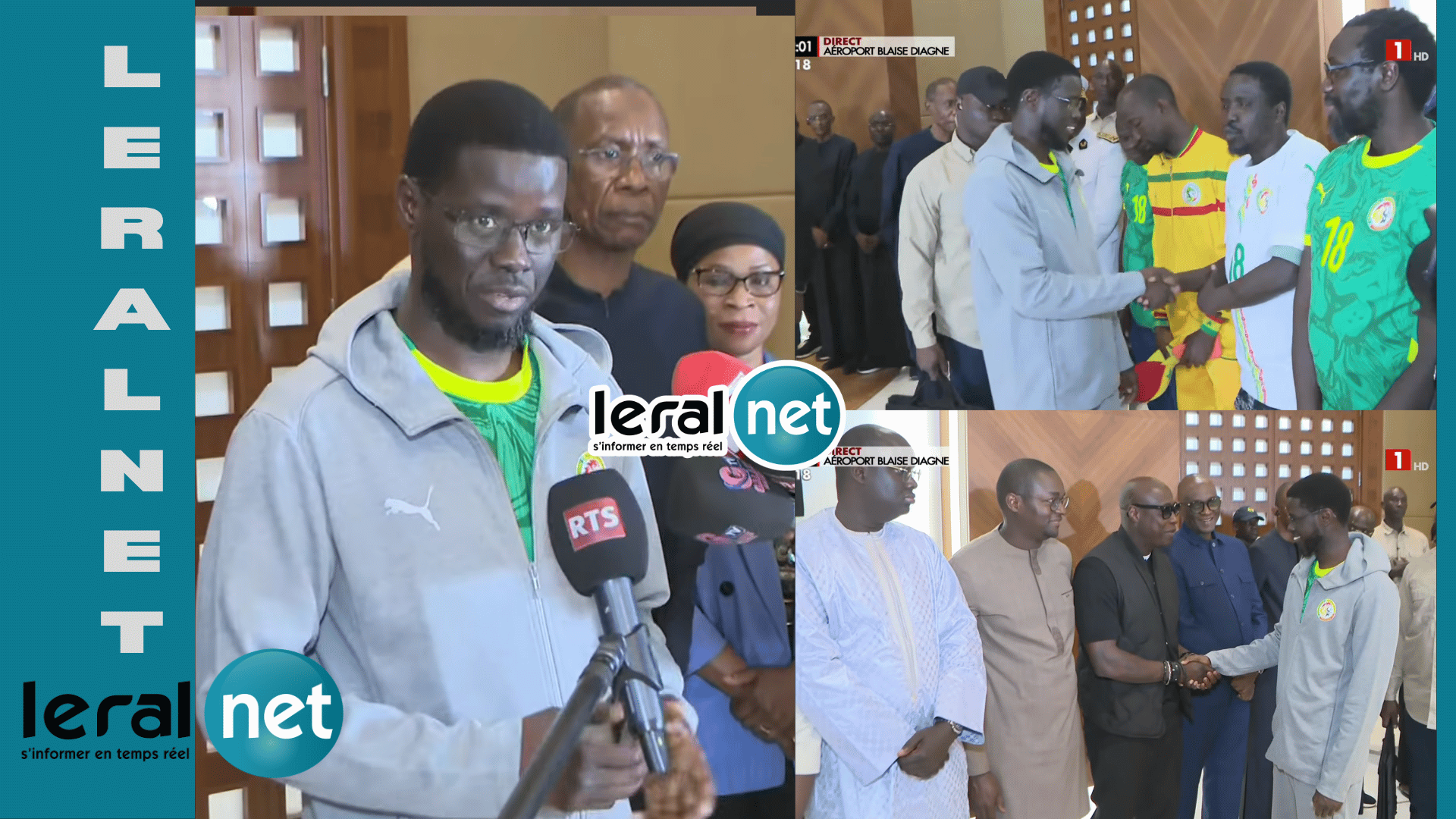 AIBD : Discours intégral du Président Diomaye FAYE face aux supporters libérés