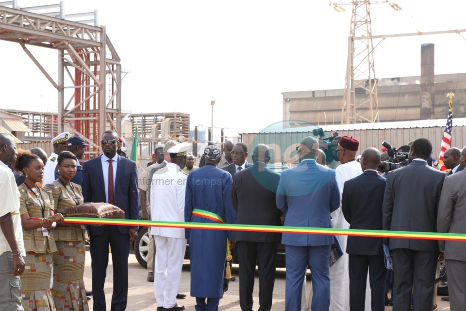 Macky Sall réceptionne la centrale électrique "Contour Global Cap des Biches"