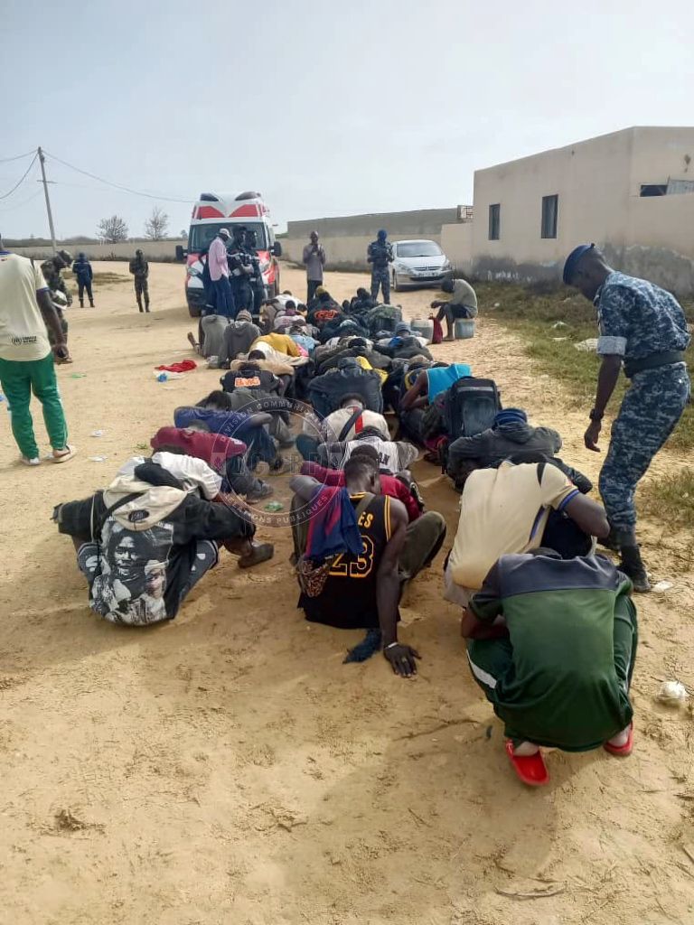 Saint-Louis : 126 migrants interceptés après l’échec d’une traversée clandestine
