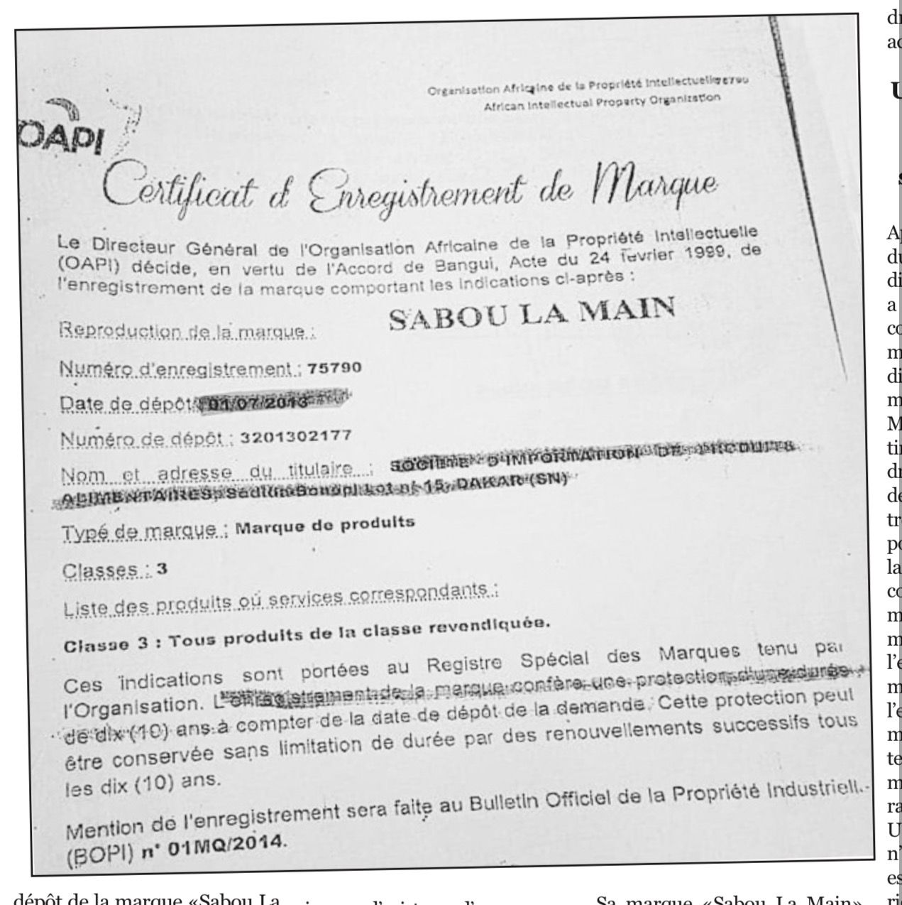 Exclusivité Leral : la Cour d’Appel de Dakar donne raison à la SIPA dans l’affaire « Sabou La Main »