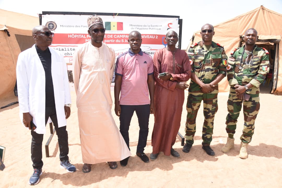 SANTÉ  :  VISITE DES AUTORITES ET DEMARRAGE DES CONSULTATIONS A L’HOPITAL MILITAIRE DE CAMPAGNE DE MBANE