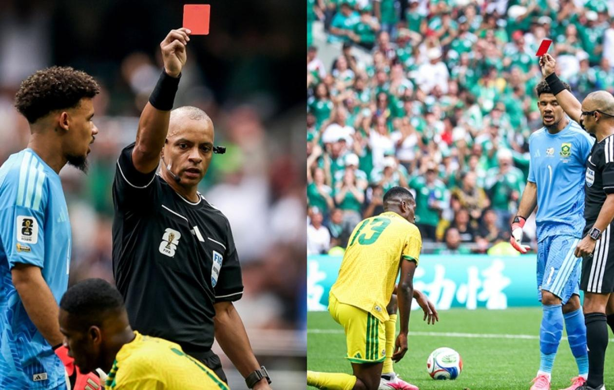 Mondial 2026 : Sphephelo Sithole entre dans l’histoire avec le premier carton rouge du tournoi