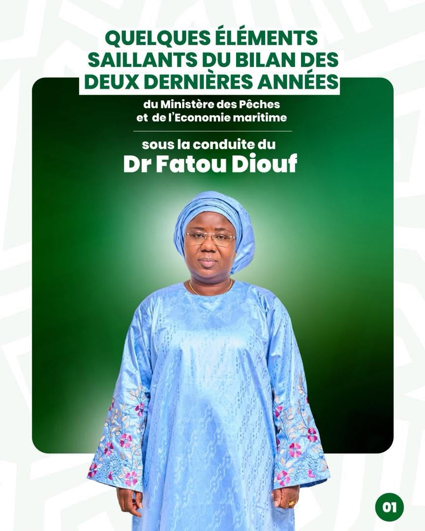 Pêches et Économie maritime : le ministère de Fatou Diouf revendique deux années de réformes et d'investissements structurants