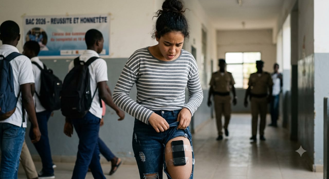 Bac 2026 : une candidate cachait un téléphone scotché à sa cuisse pour tricher