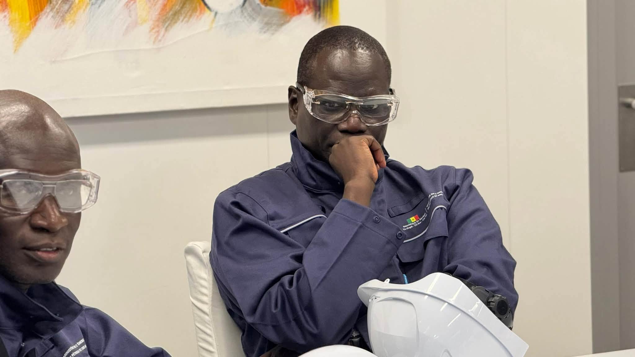 Énergie : le ministre El Hadji Abdourahmane Diouf en visite sur le site gazier Grand Tortue Ahmeyim