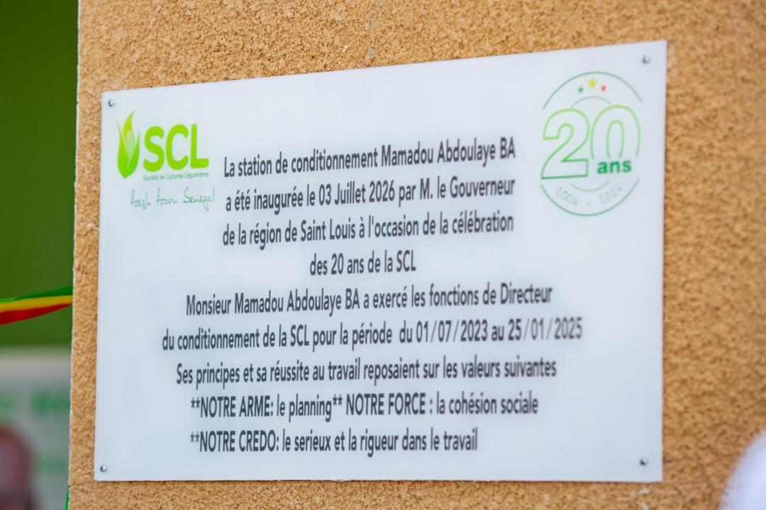 Célébration des 20 ans de la SCL : Le gouverneur de Saint-Louis magnifie les actions sociales et de bienfaisance de Mickaël Laurent