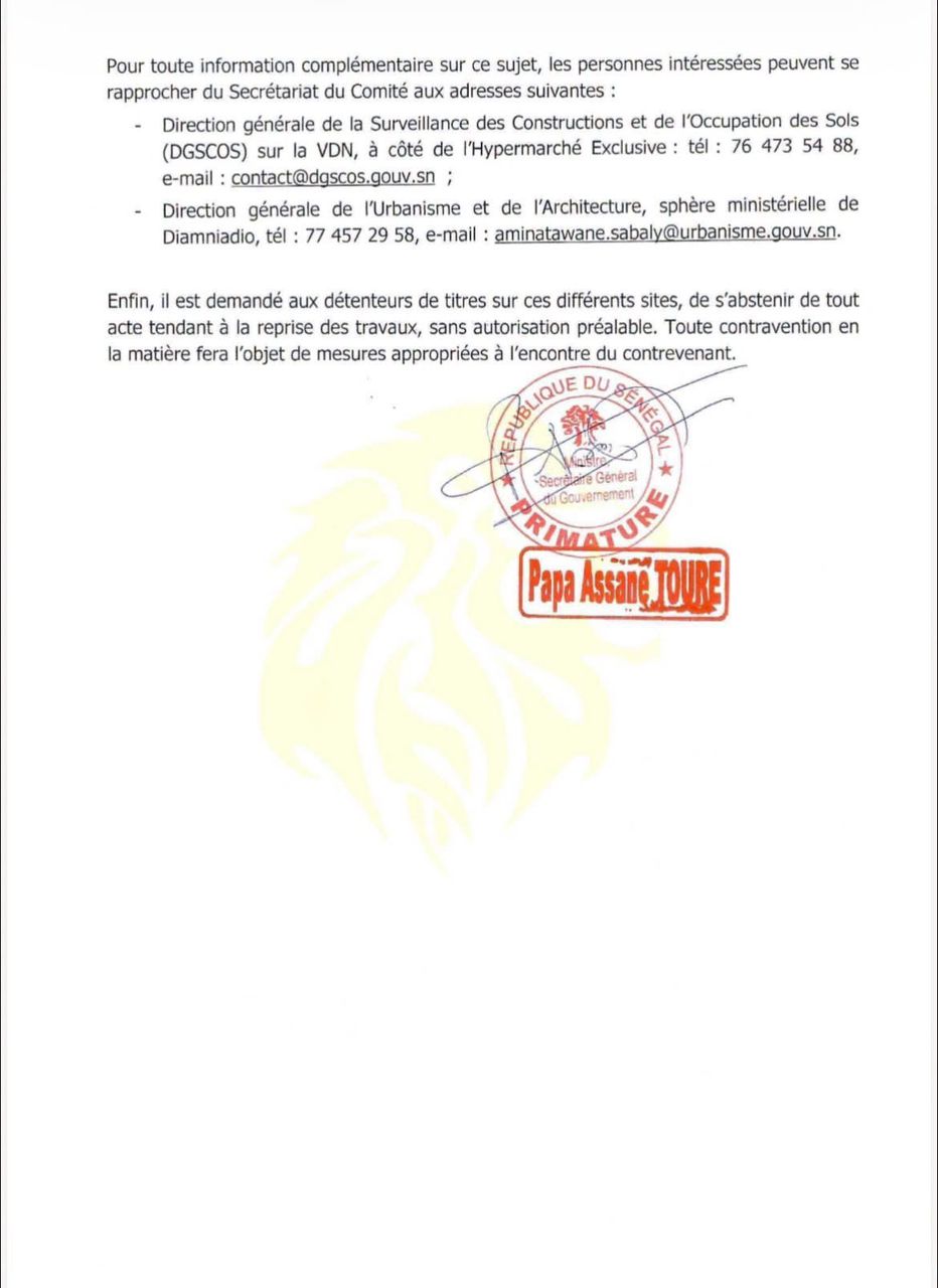 Après le départ d’Ousmane Sonko de la Primature, le dossier du foncier redémarre enfin
