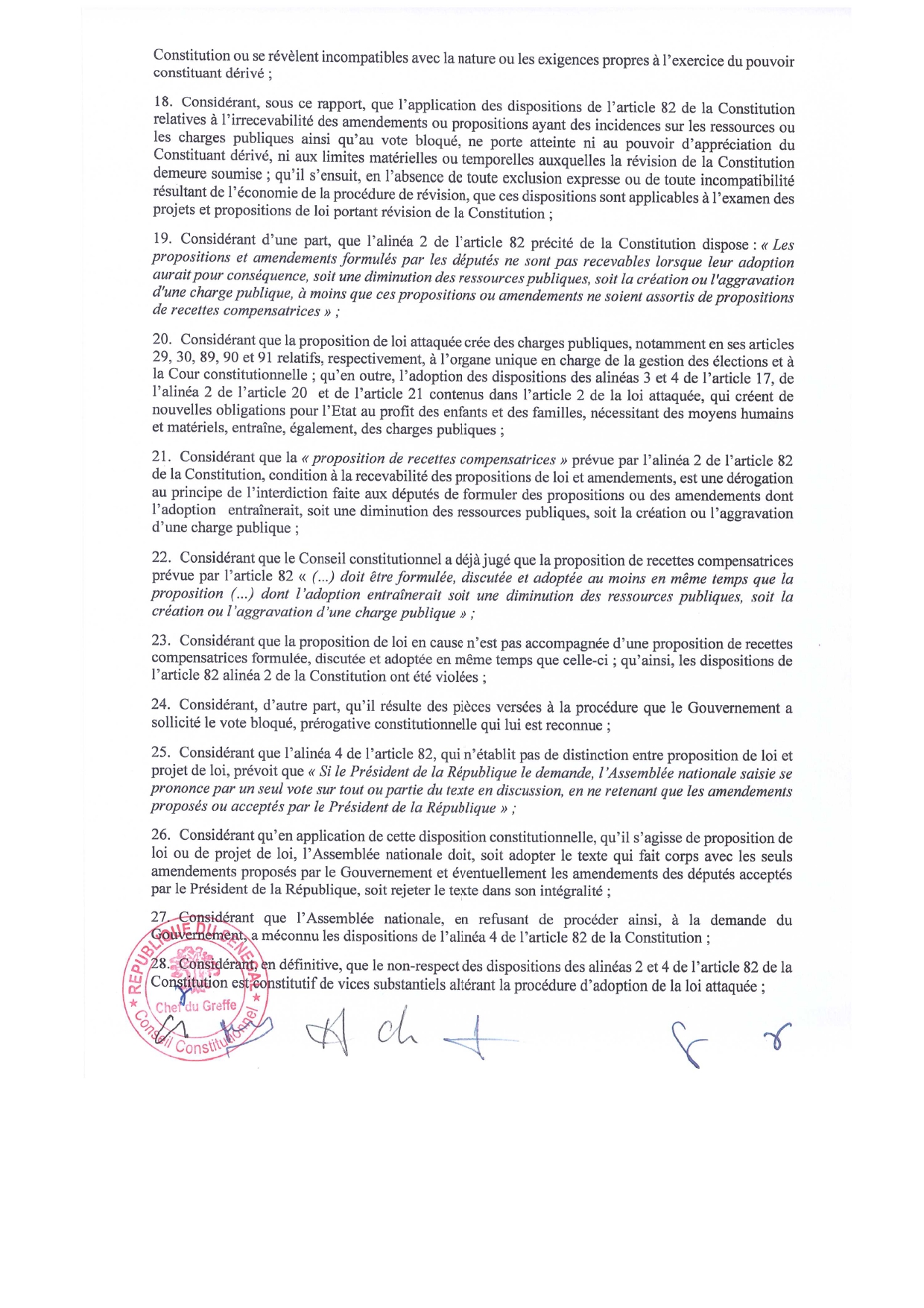 Sénégal: le Conseil constitutionnel invalide la loi de révision constitutionnelle n° 18/2026