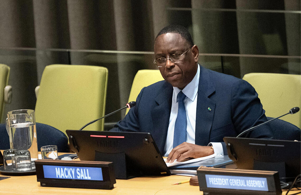 Macky Sall à Dakar pour solliciter l’appui de Bassirou Diomaye Faye dans la course à la tête de l’ONU