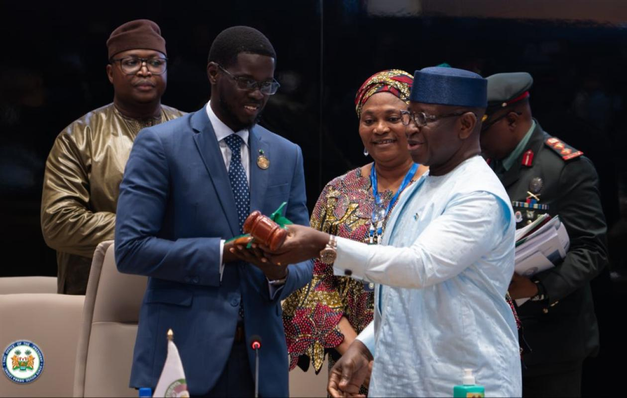 Bassirou Diomaye Faye élu président en exercice de la CEDEAO Bassirou Diomaye Faye élu président en exercice de la CEDEAO