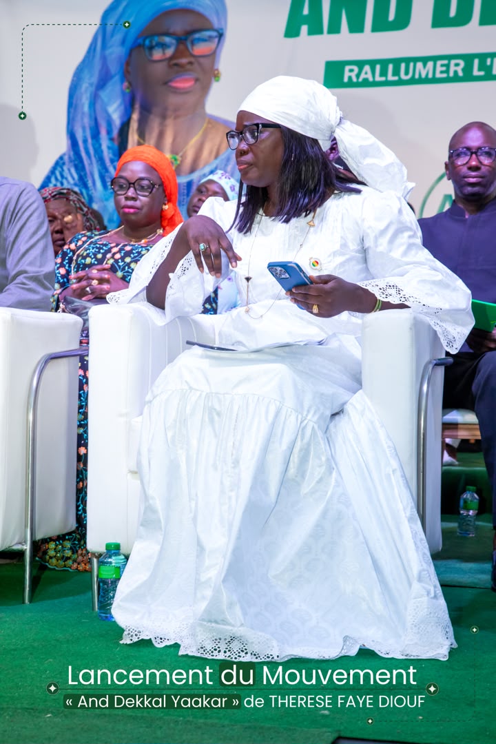 Thérèse Faye Diouf lance officiellement son mouvement « And Dekkal Yaakar » à Dakar