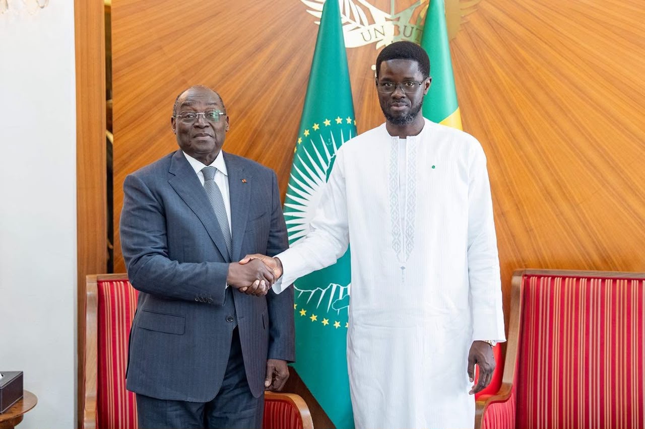 Bassirou Diomaye Faye reçoit le Vice-Président ivoirien, porteur d'un message d'Alassane Ouattara
