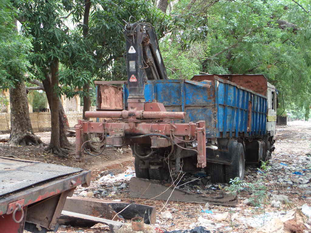 Voici les camions des traficants gambiens saisis par les agents des eaux et forêts de Bignona
