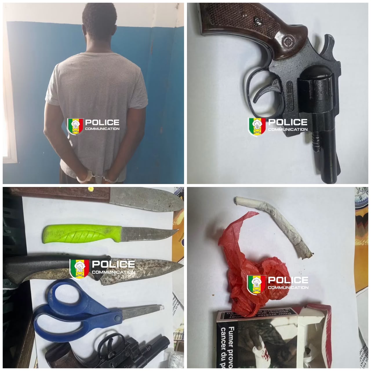 Golf Sud : surpris en train de fumer du chanvre indien, un homme interpellé avec un revolver