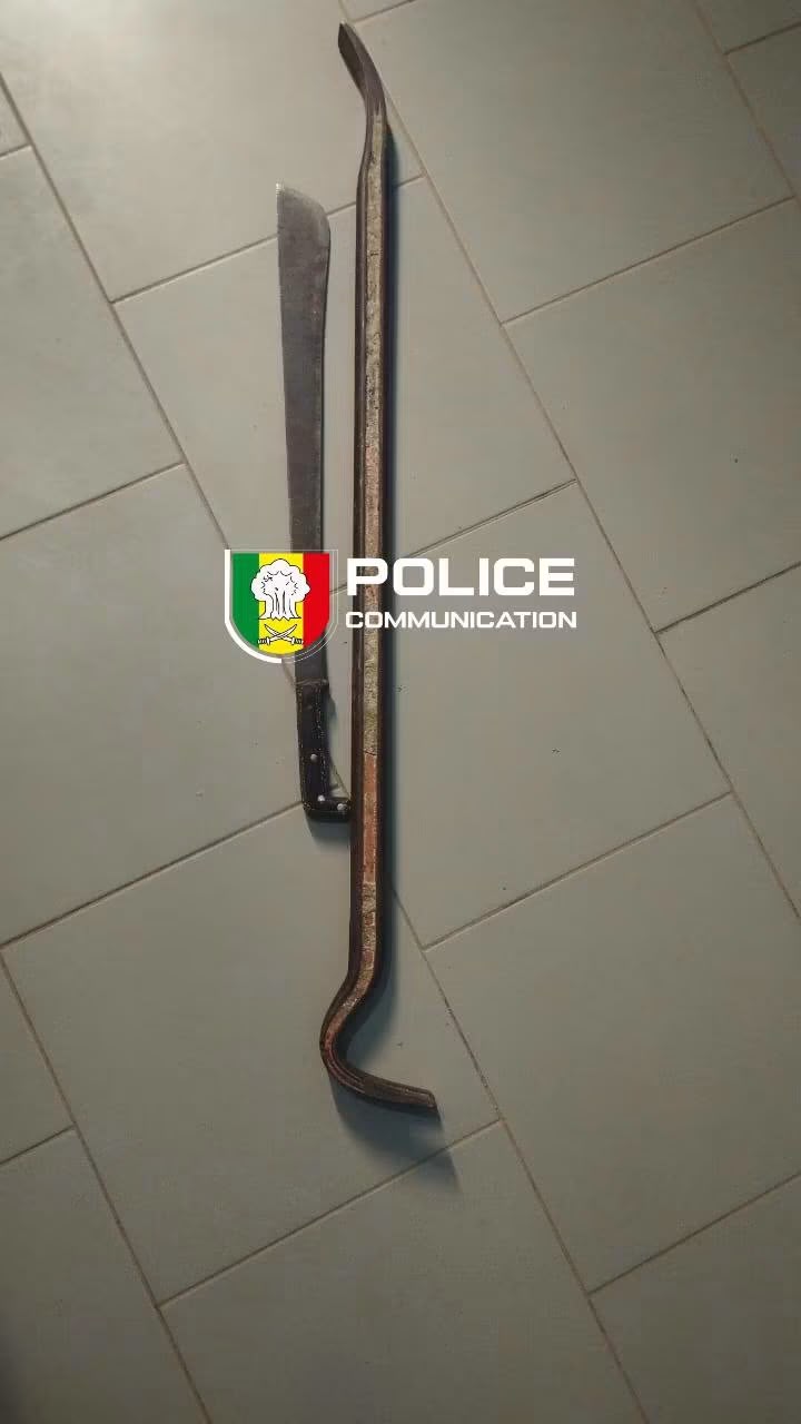 Nguinth: un individu arrêté après avoir blessé un policier à coups de coupe-coupe