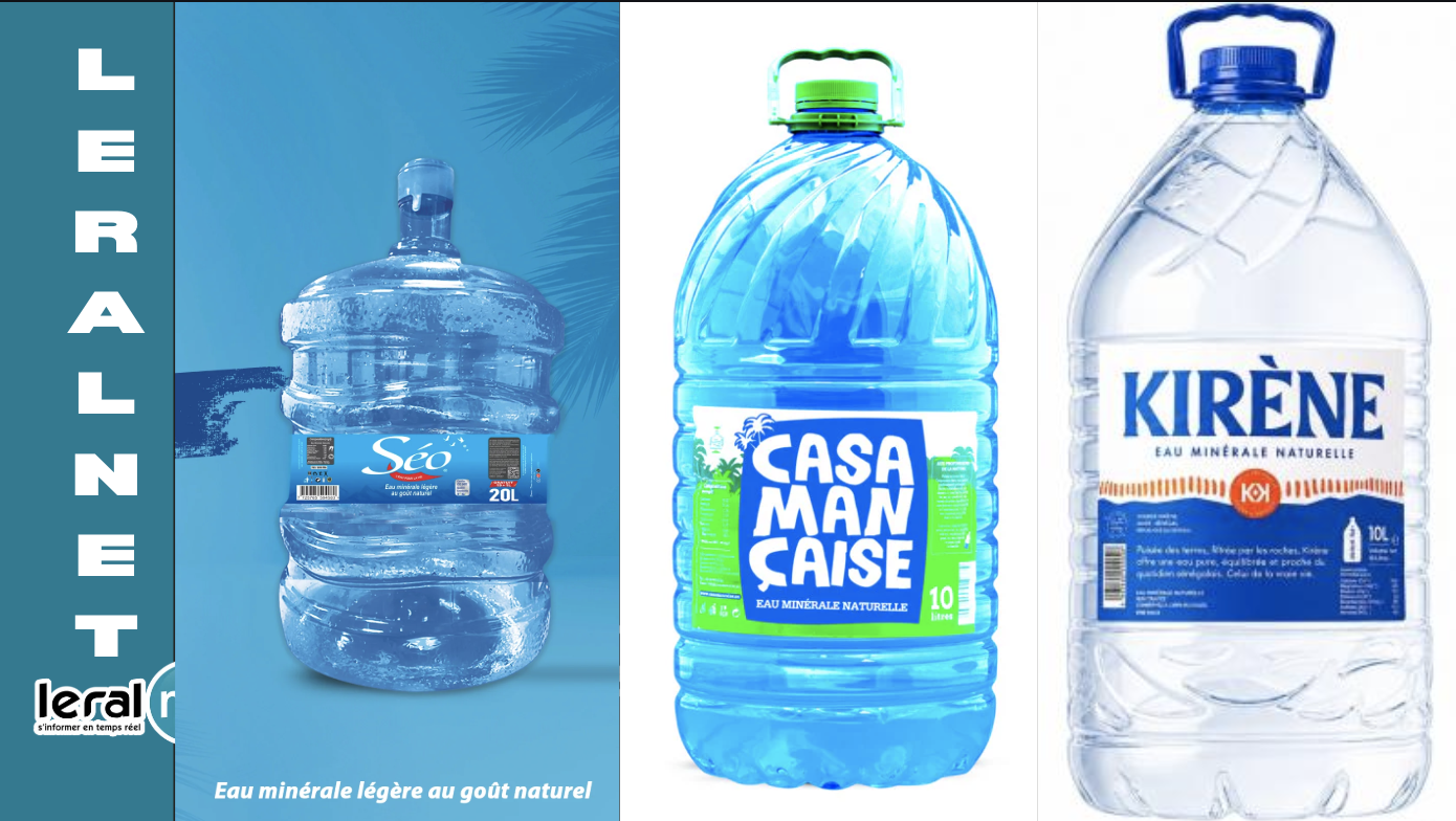 Eau en bouteille : une association de consommateurs enquête sur le supposé boycott de Kirène, Séo et Casamançaise