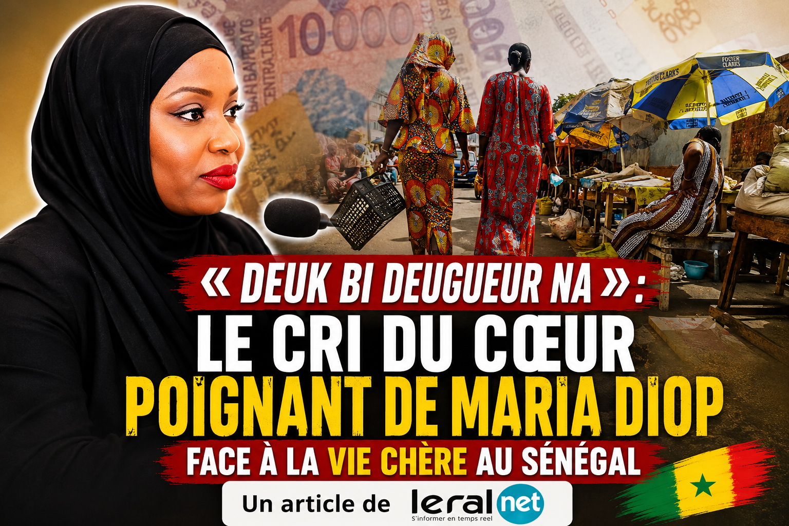 « Deuk bi deugueur na » : Le cri du cœur poignant de Maria Diop face à la vie chère au Sénégal