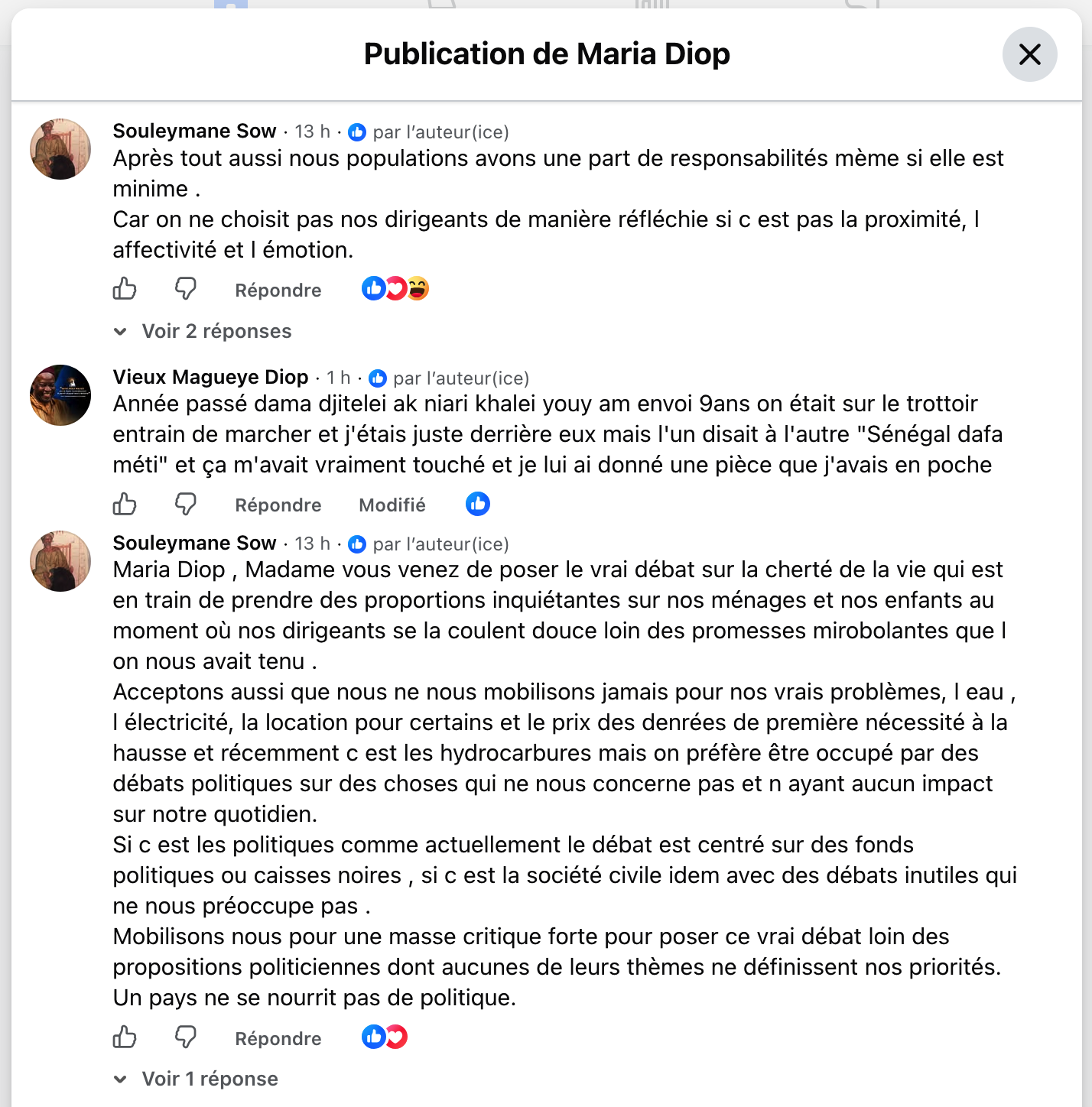 « Deuk bi deugueur na » : Le cri du cœur poignant de Maria Diop face à la vie chère au Sénégal