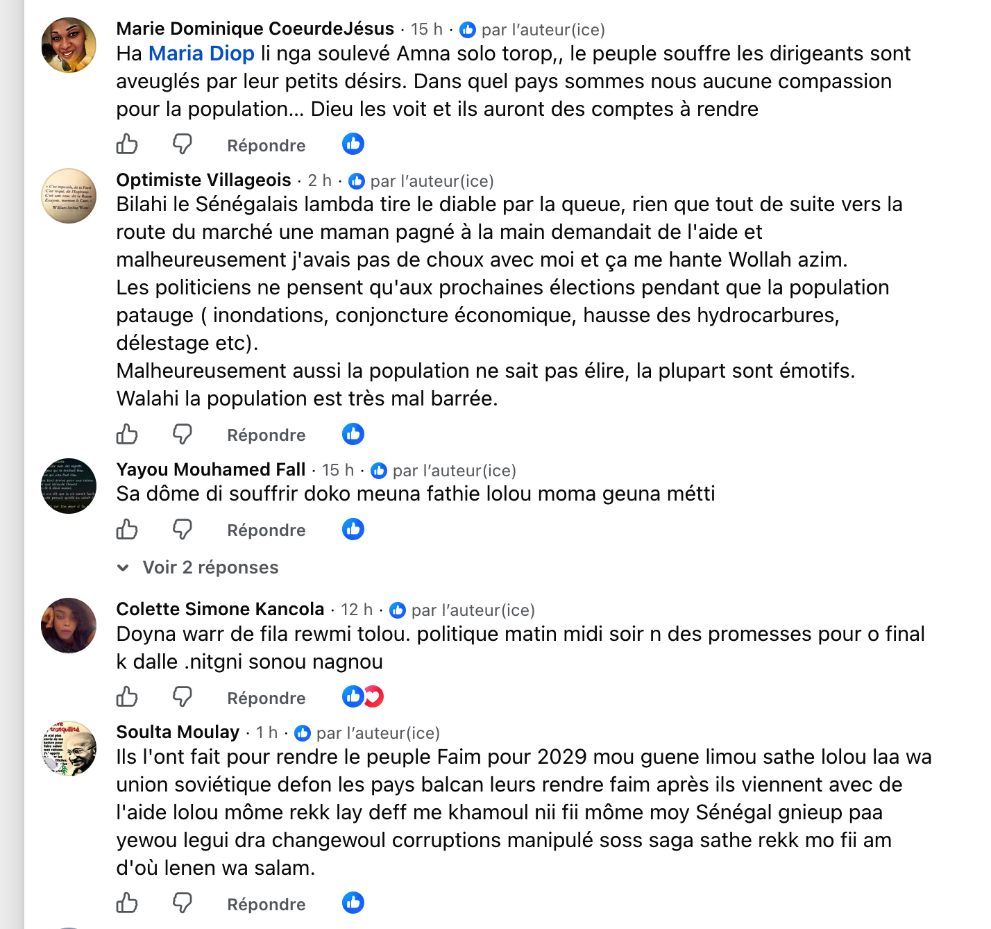 « Deuk bi deugueur na » : Le cri du cœur poignant de Maria Diop face à la vie chère au Sénégal
