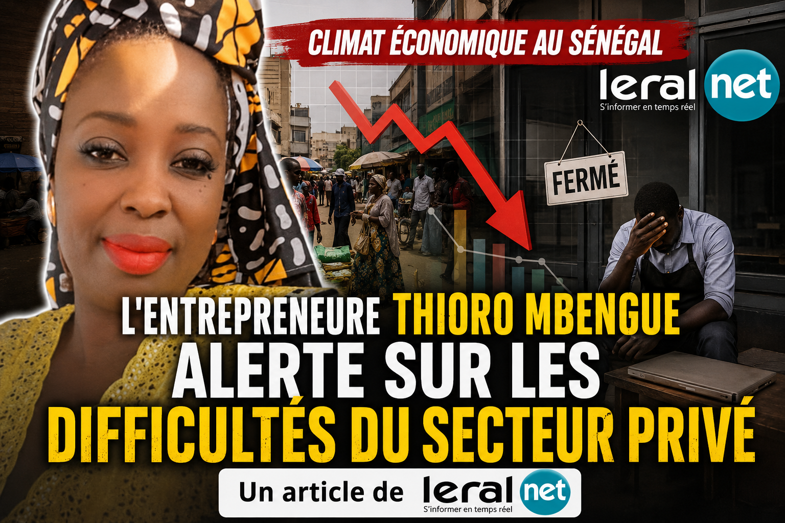 Climat économique au Sénégal : L'entrepreneure Thioro Mbengue alerte sur les difficultés du secteur privé