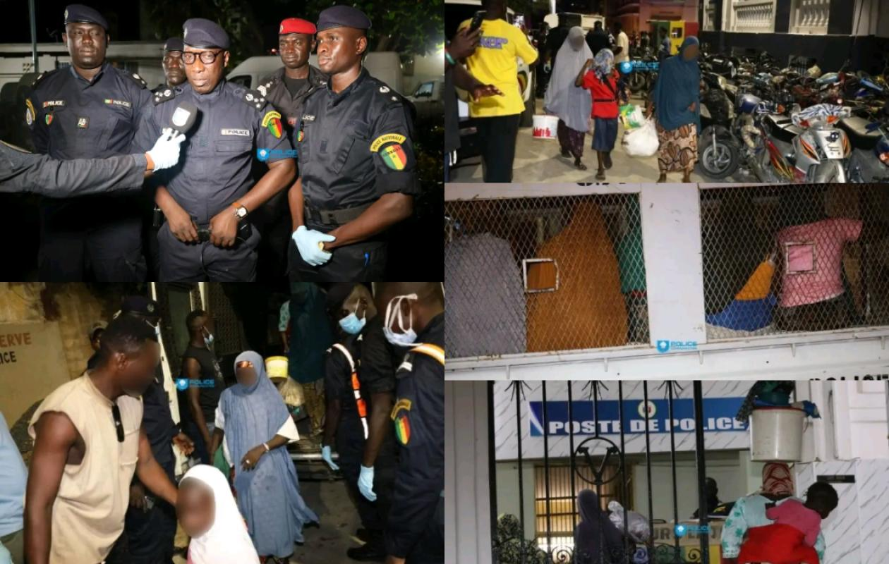 Mendicité à Dakar : 234 personnes interpellées lors d’une vaste opération nocturne