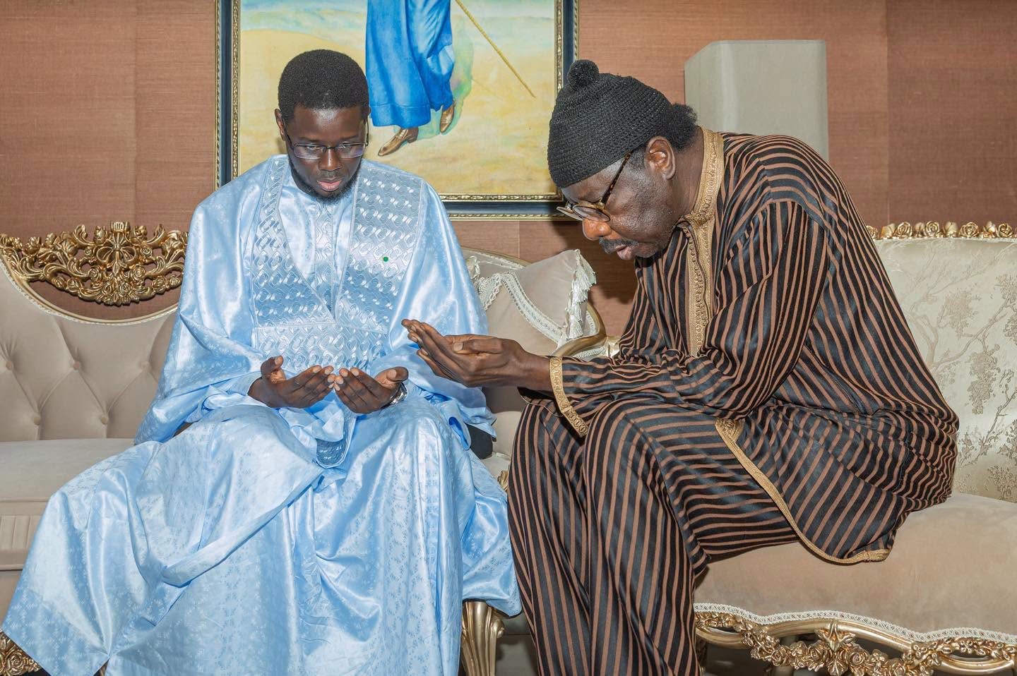 Visite du Président Bassirou Diomaye Faye à Serigne Moustapha Sy: Un message d'unité à l'approche du Mawlid