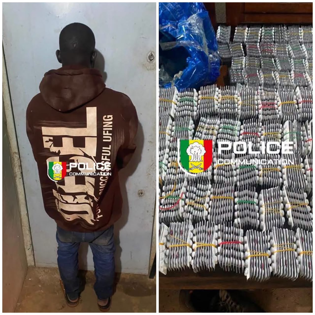Kédougou : la BRS saisit 11 500 comprimés de Tramadol et interpelle un suspect