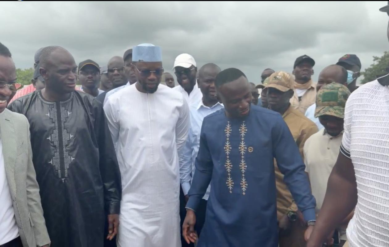 Bambali : Ousmane Sonko aux côtés de Sadio Mané pour le lancement du projet agro-industriel