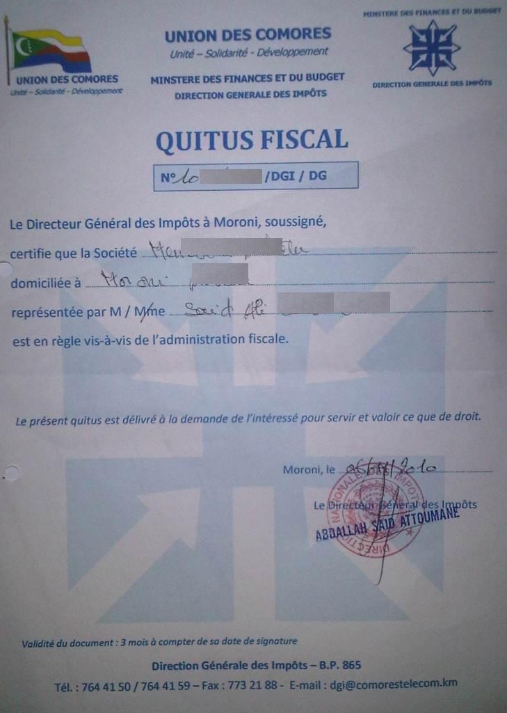 Quitus fiscal : Le parcours du combattant (par Mamadou Sy Tounkara)