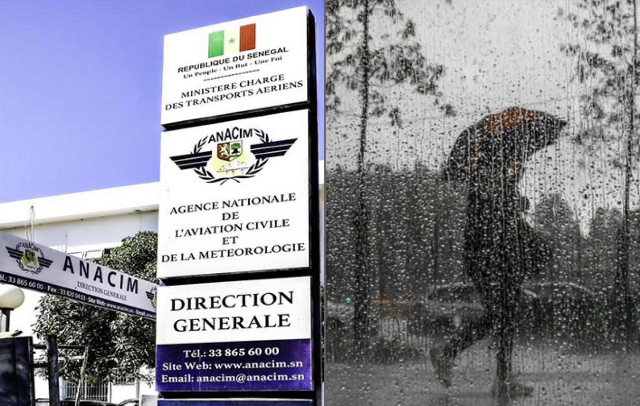 Fortes pluies et vents violents : l’Anacim appelle les populations à la prudence