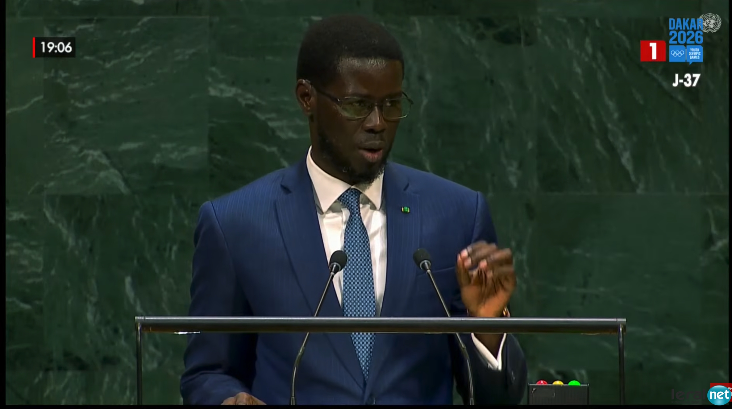 ONU : Bassirou Diomaye Faye appelle à agir pour Gaza et réaffirme la solution à deux États