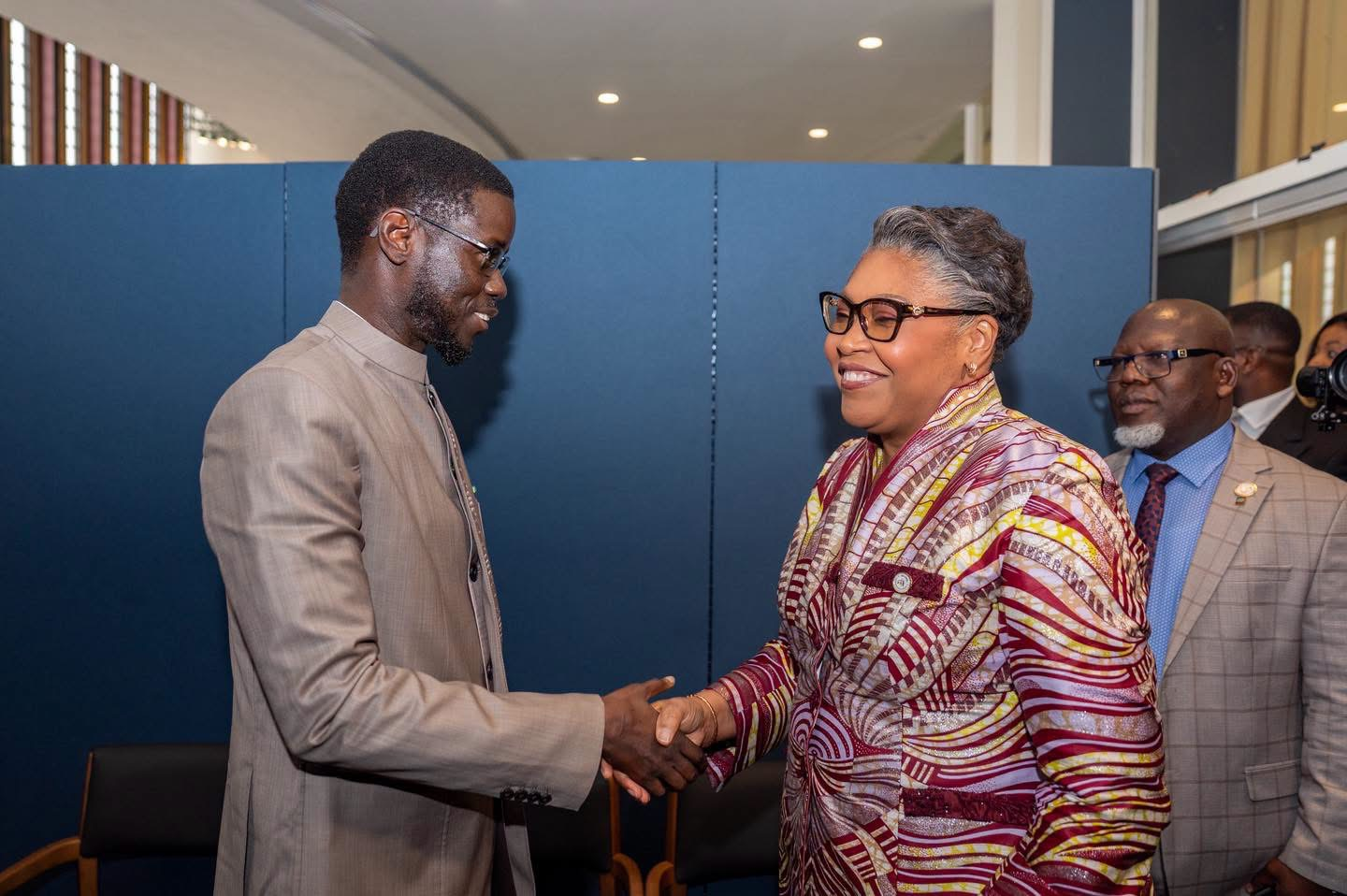 New York : Diomaye Faye et Judith Suminwa Tuluka échangent sur la coopération et la paix en Afrique