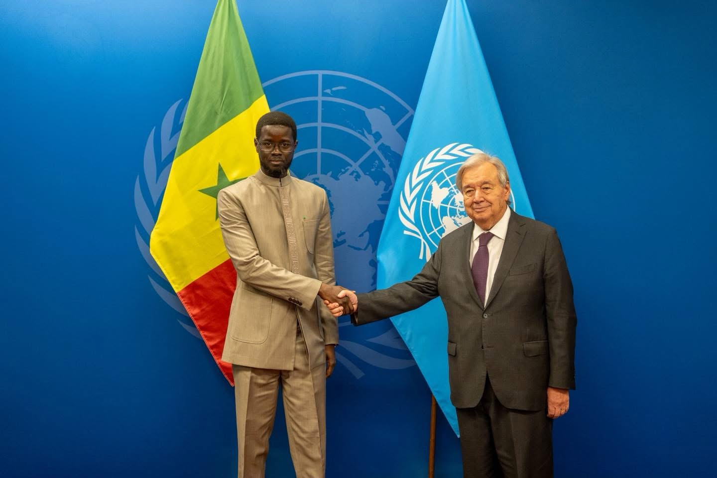 New York : Diomaye Faye et António Guterres évoquent la paix et les enjeux mondiaux