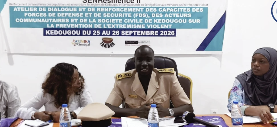 Kédougou: une session d'échanges sur la prévention de l'extrémisme violent lancée avec les forces de défense et de sécurité