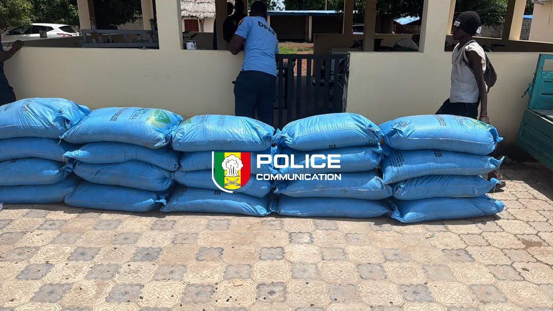 Kounkané : une tonne d’engrais destinée à la Guinée saisie par la police