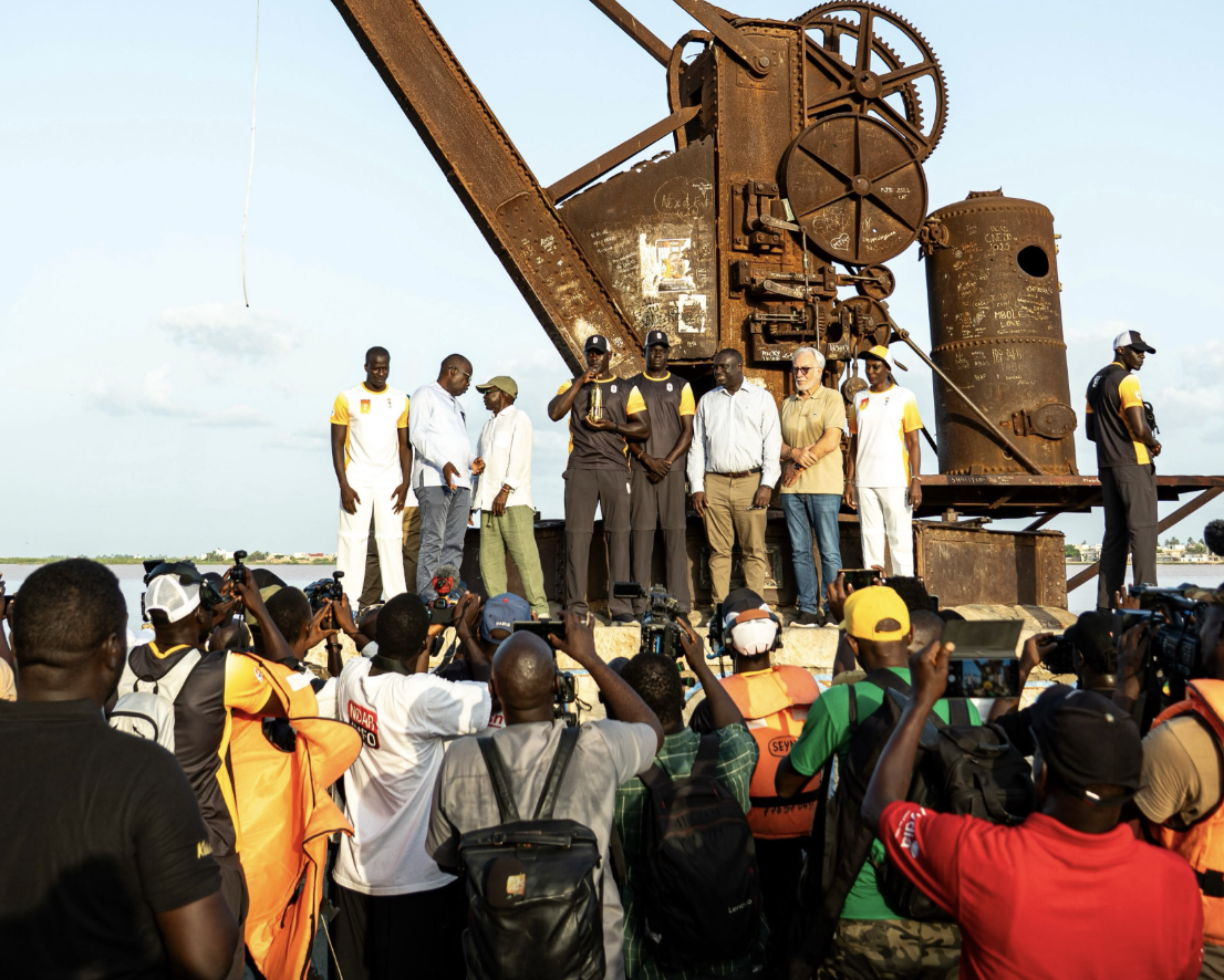 Saint-Louis célèbre le passage de la flamme des JOJ Dakar 2026
