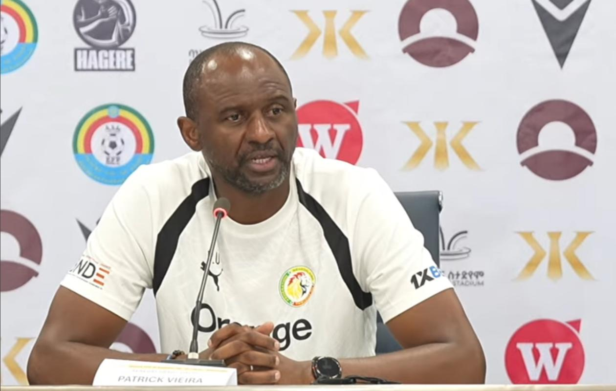 Patrick Vieira évoque la construction d'une équipe compétitive après les matches contre le Mozambique et l'Ethiopie