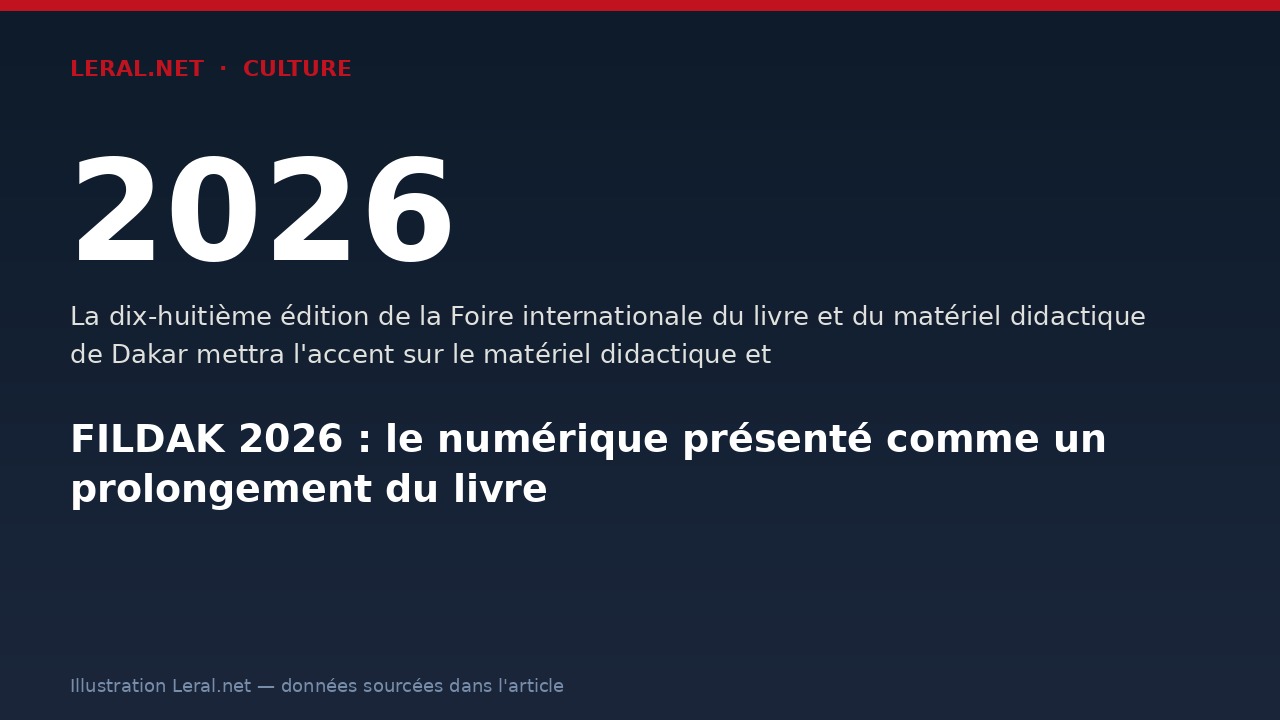 FILDAK 2026 : le numérique présenté comme un prolongement du livre