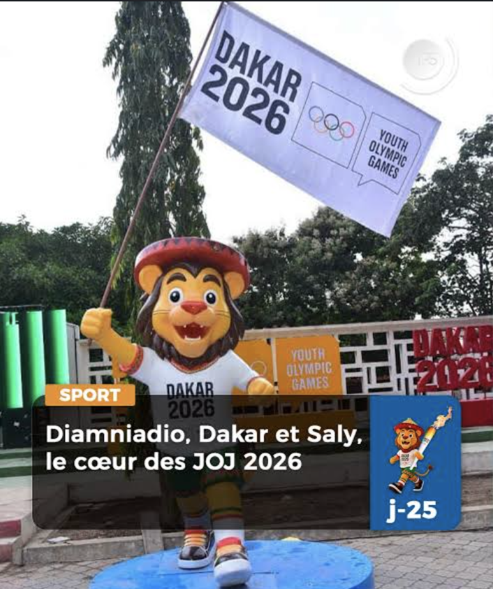 JOJ 2026 : Diamniadio, Dakar et Saly au centre du dispositif d'accueil