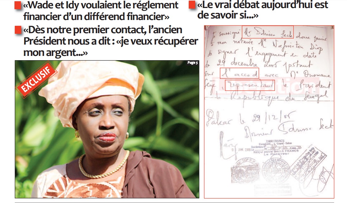 "Protocole de Rebeuss" : Idrissa Seck aurait bel et bien signé un accord, selon Me Nafissatou Diop Cissé