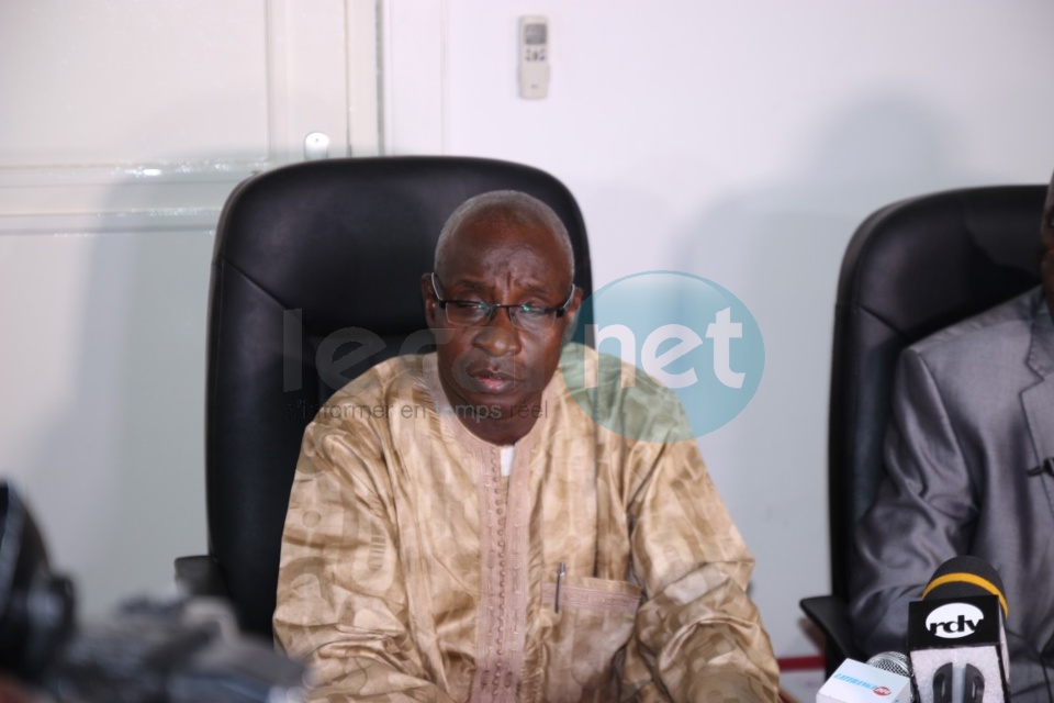 Les images de la conférence de presse du patron de la Dic sur l'affaire Boy Djinné