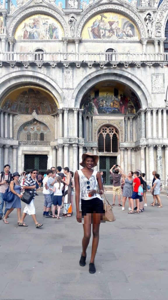 Les photos de vacances de Khady Bâ à Venise !