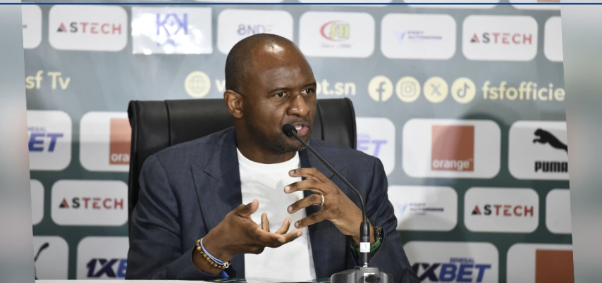 Lions du Sénégal : Patrick Vieira satisfait des résultats, mais réclame des progrès dans le jeu