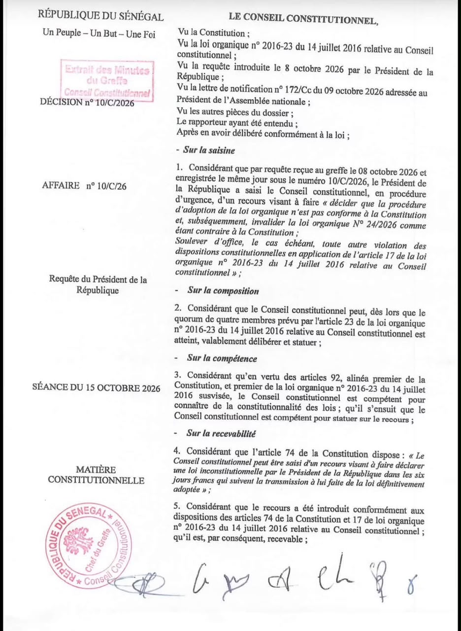 Le Conseil constitutionnel invalide la loi organique sur les fonds spéciaux